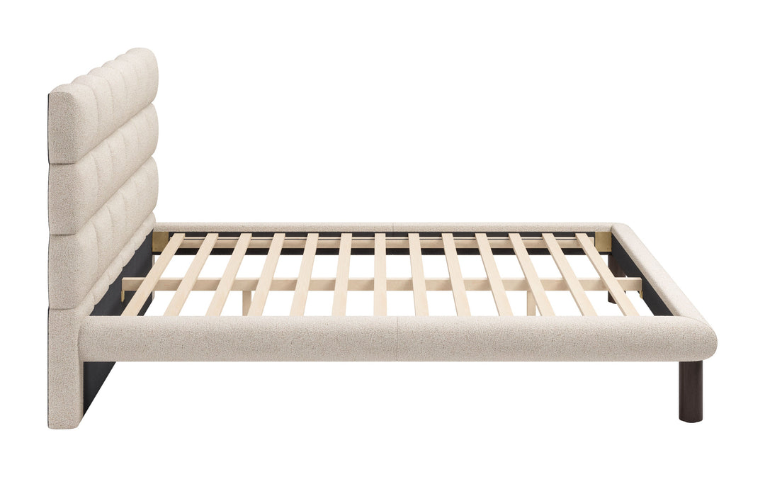 Placid King Bed Beige