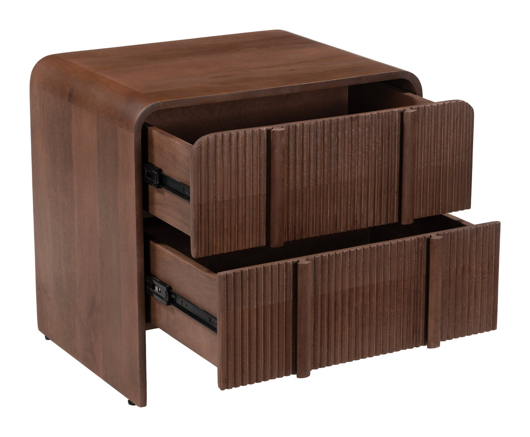 Calipso Nightstand Walnut