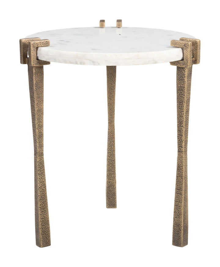 SwayLiving Rench Side Table White ACCENT TABLES