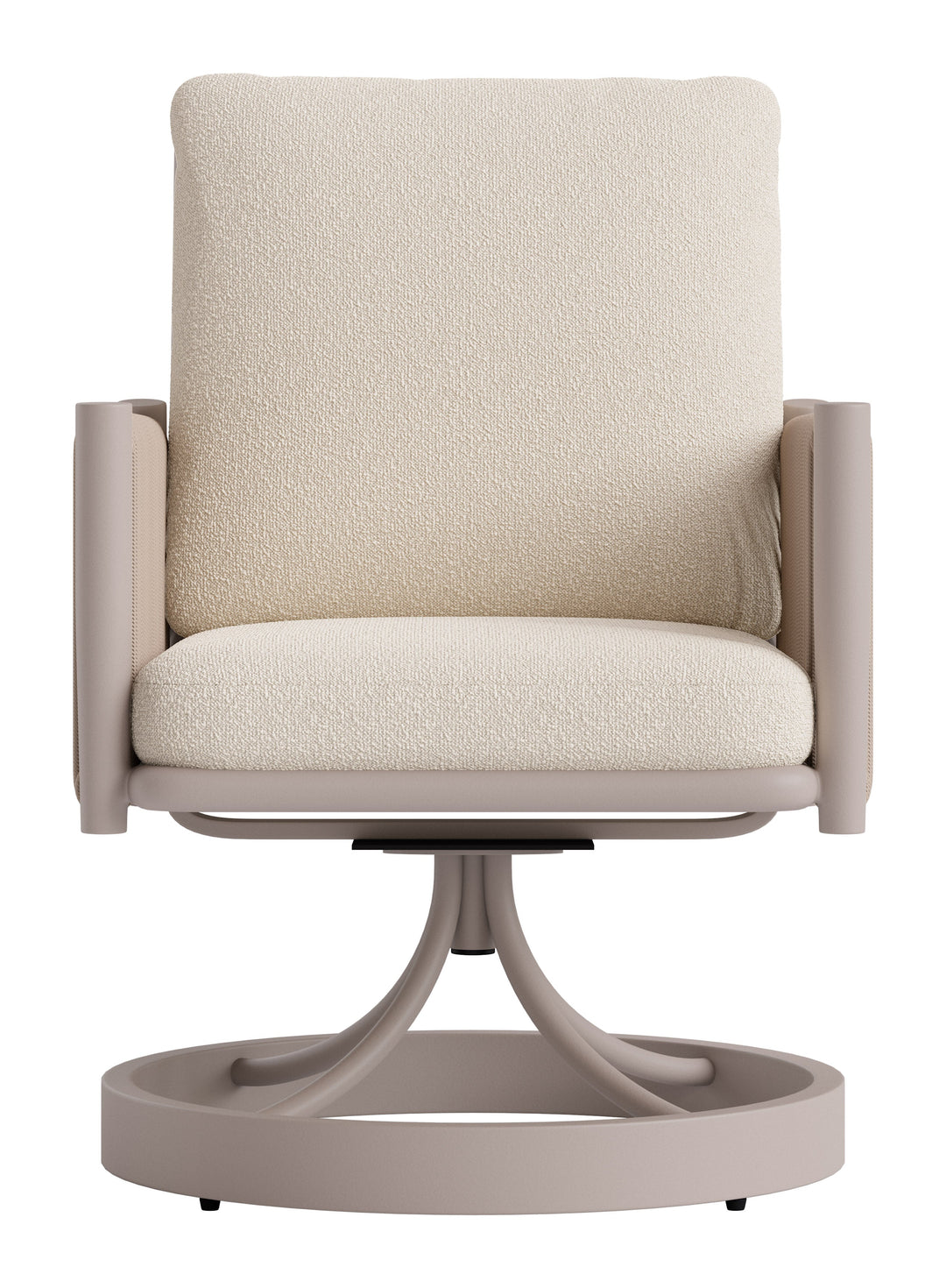 Rivan Swivel Dining Chair Beige