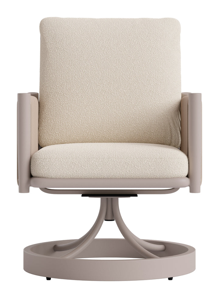 Rivan Swivel Dining Chair Beige
