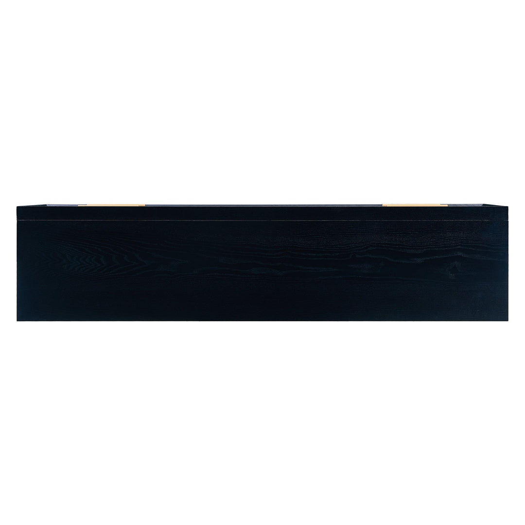 SwayLiving Malone Black Entertainment Console CONSOLE TABLES