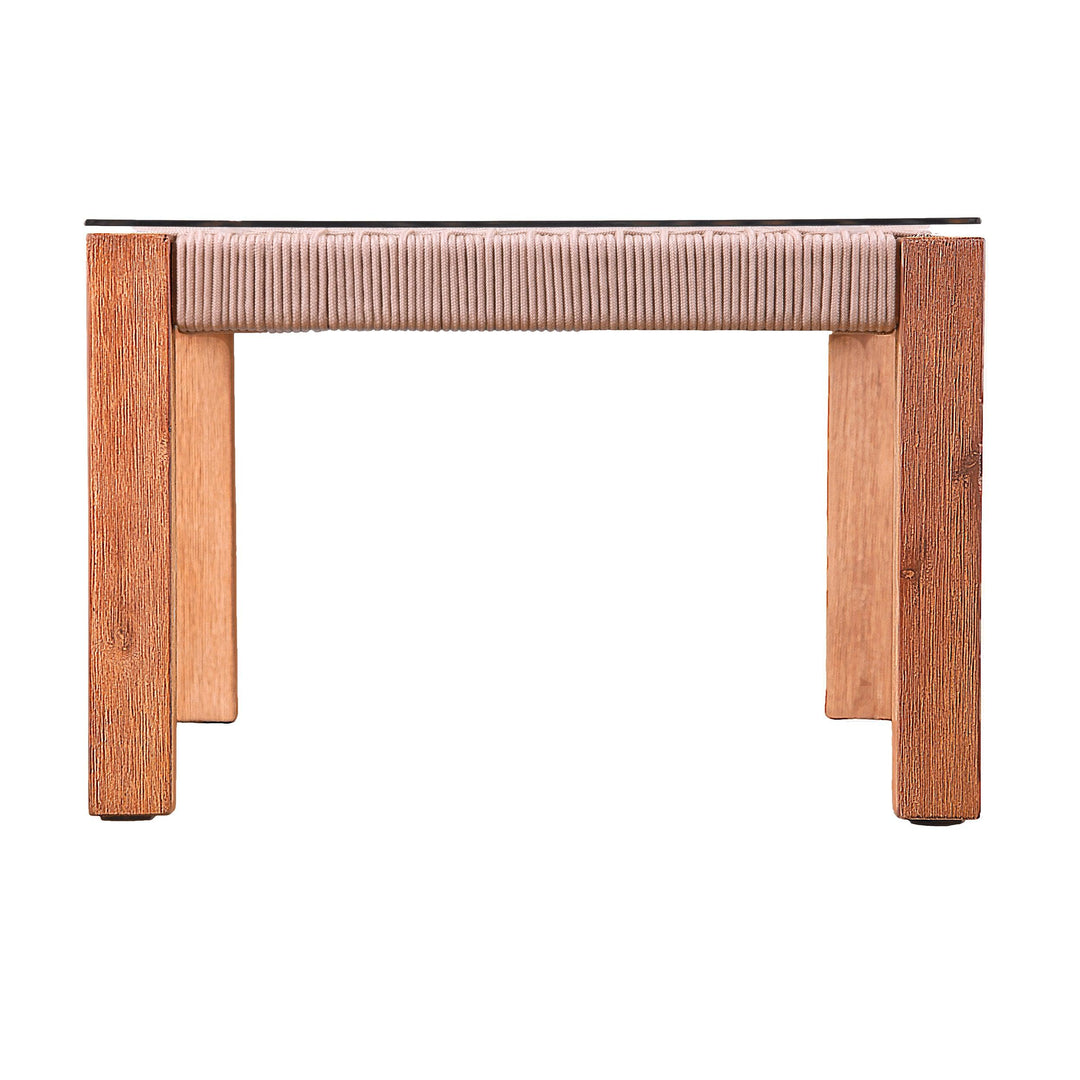 SwayLiving Brendina Outdoor Glass-Top Cocktail Table COFFEE TABLES