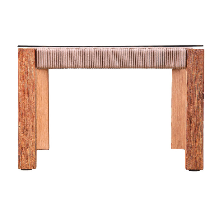 SwayLiving Brendina Outdoor Glass-Top Cocktail Table COFFEE TABLES