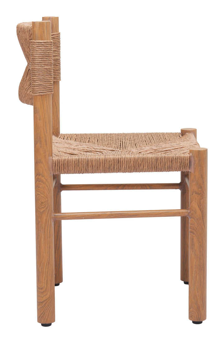 SwayLiving Iska Dining Chair (Set of 2) Natural OUTDOOR DINING CHAIRS