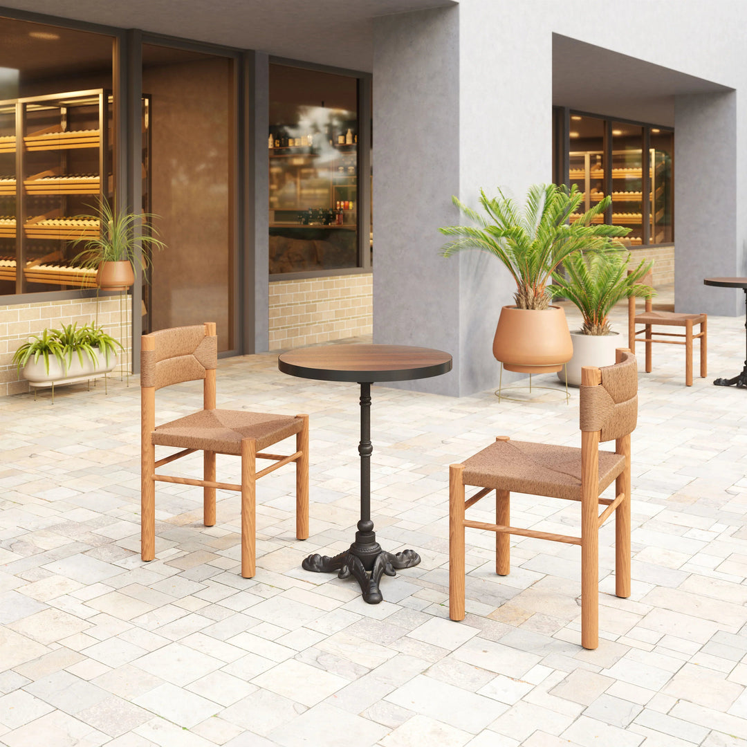 SwayLiving Iska Dining Chair (Set of 2) Natural OUTDOOR DINING CHAIRS