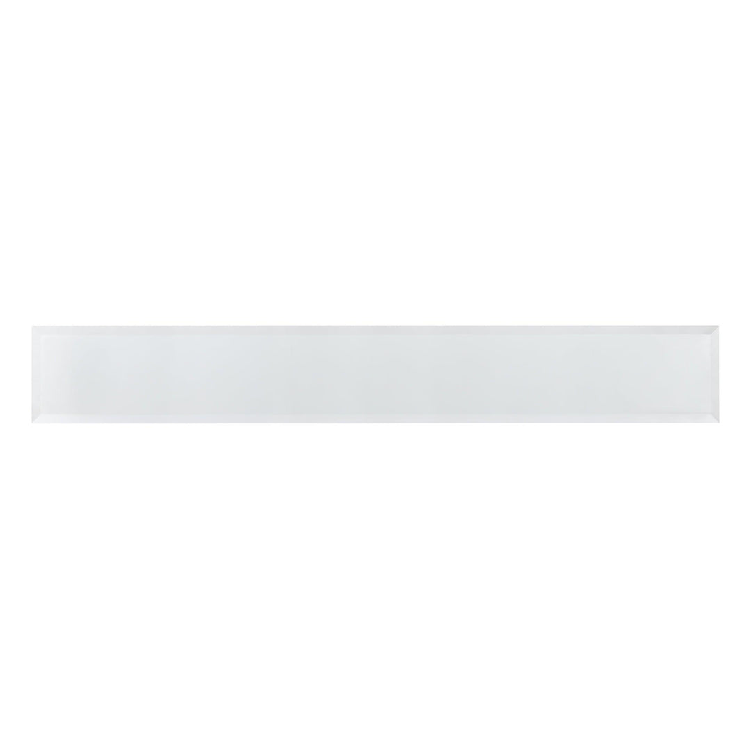 SwayLiving Darrin Narrow Long Console Table w/ Mirrored Top – Gunmetal Gray CONSOLE TABLES