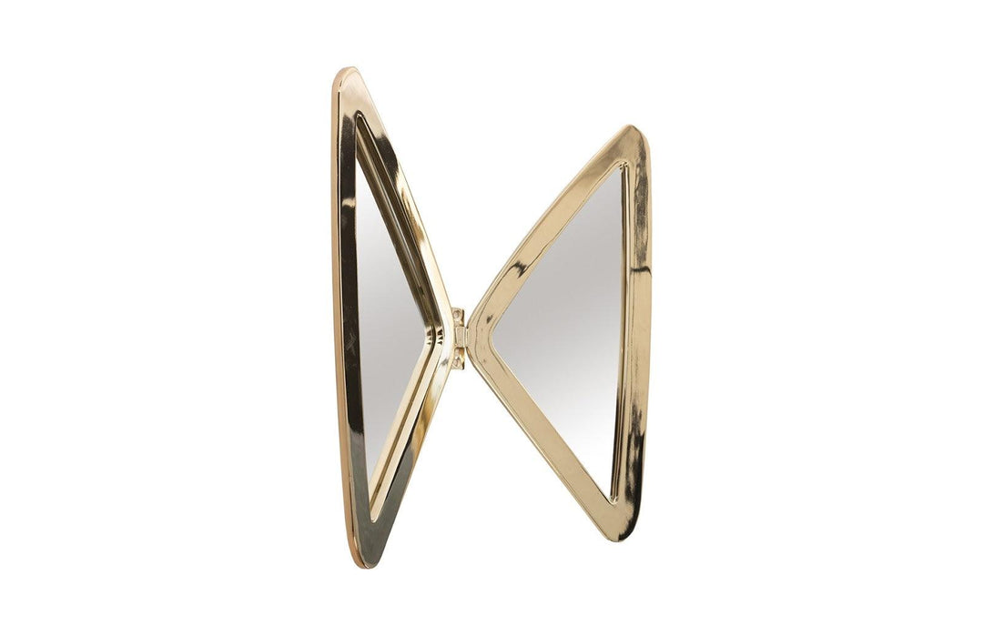 SwayLiving Butterfly Mirror, Plated Brass Finish WALL MIRRORS