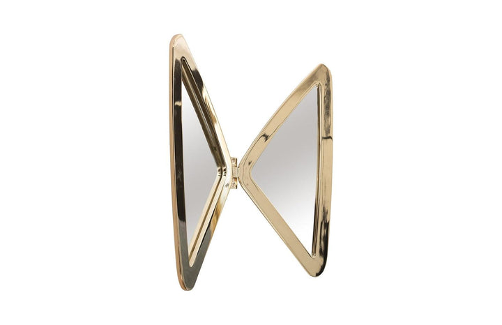 SwayLiving Butterfly Mirror, Plated Brass Finish WALL MIRRORS