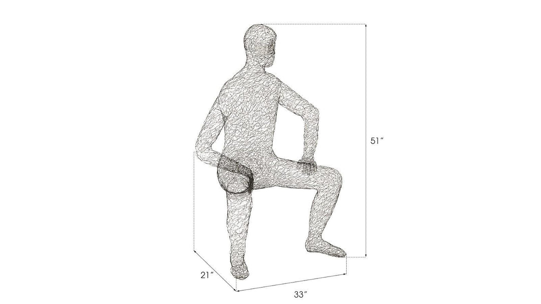 SwayLiving Crazy Wire Lounging Male DECORATIVE OBJECTS