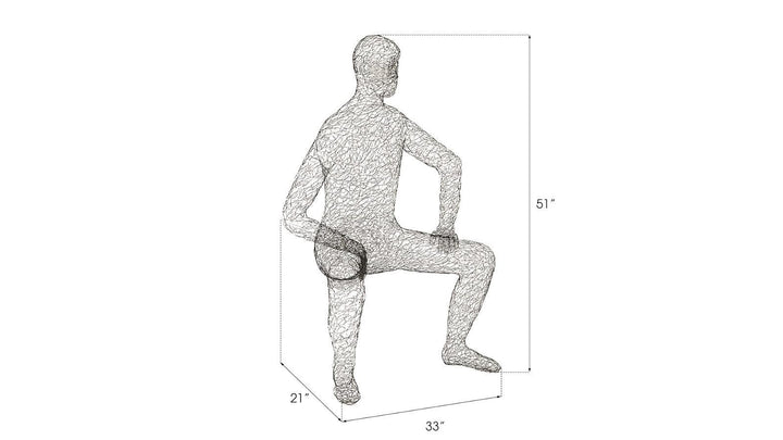 SwayLiving Crazy Wire Lounging Male DECORATIVE OBJECTS