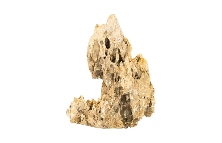 SwayLiving Stalagmite Wall Art Plated Brass, Set of 3,  Assorted Size and Shape WALL ACCENTS