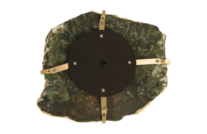 SwayLiving Gem Wall Tile in Brass Setting, Glacier Charcoal WALL ACCENTS