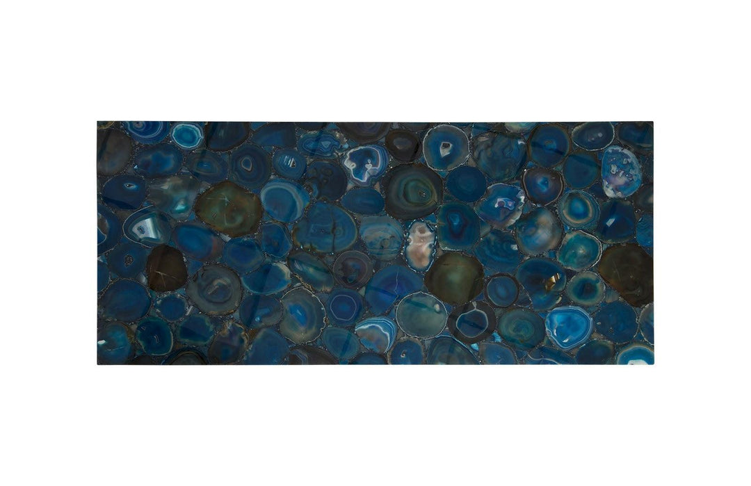 SwayLiving Agate Coffee Table, Stainless Steel Base COFFEE TABLES