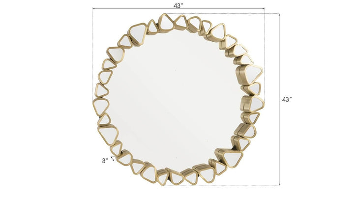 SwayLiving Pebble Mirror, Round WALL MIRRORS