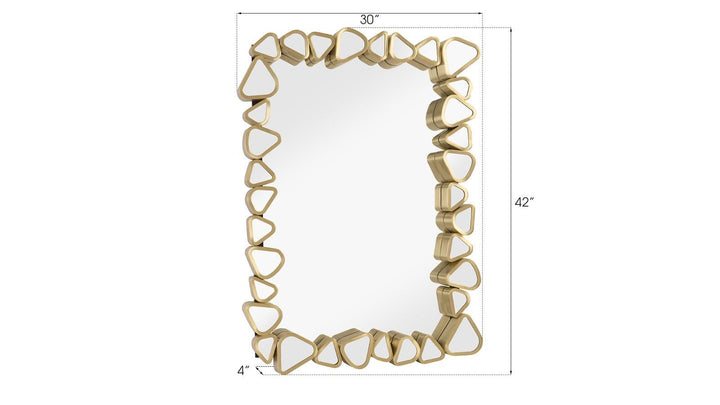 SwayLiving Pebble Mirror, Rectangle WALL MIRRORS