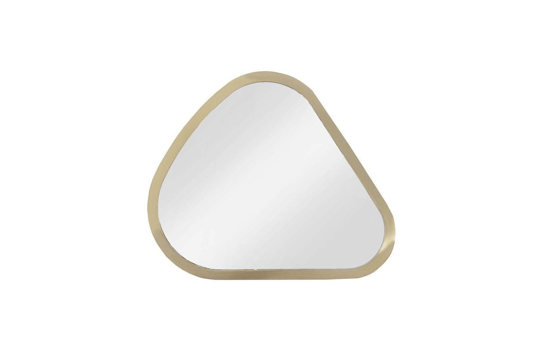 SwayLiving Pebble Mirrors, Set of 4, Brushed Brass WALL MIRRORS