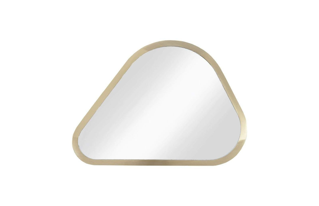 SwayLiving Pebble Mirrors, Set of 4, Brushed Brass WALL MIRRORS