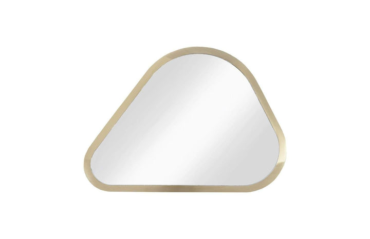 SwayLiving Pebble Mirrors, Set of 4, Brushed Brass WALL MIRRORS