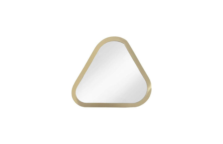 SwayLiving Pebble Mirrors, Set of 4, Brushed Brass WALL MIRRORS