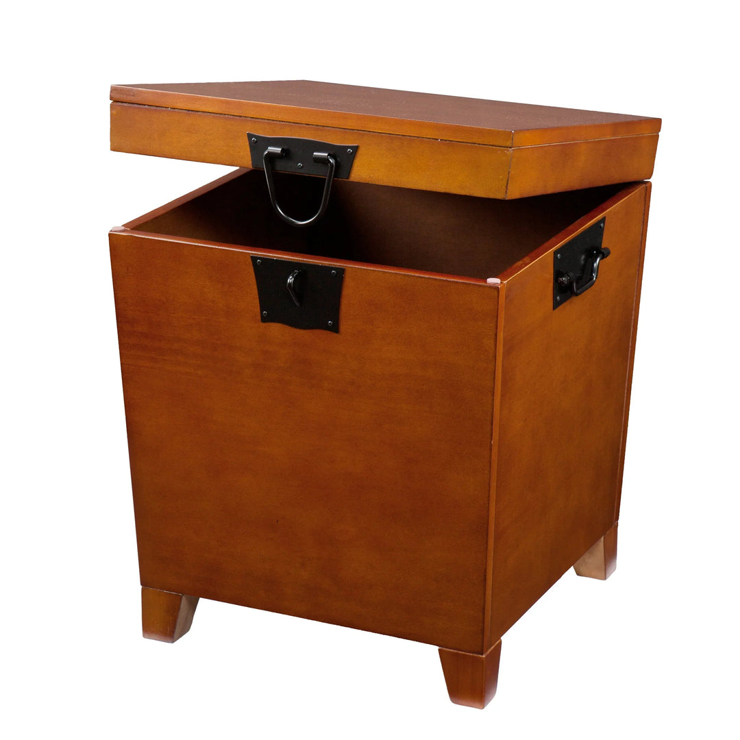 SwayLiving Pyramid Lift-Top Trunk End Table – Mission Oak ACCENT TABLES