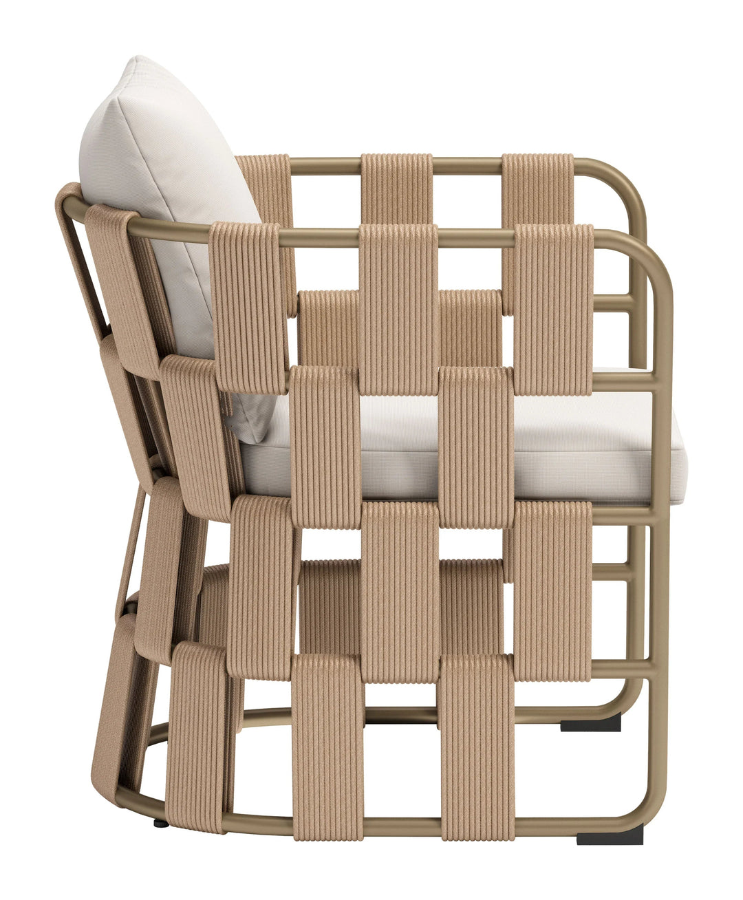 SwayLiving Quadrat Dining Chair White OUTDOOR DINING CHAIRS