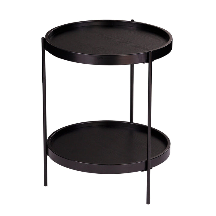 SwayLiving Verlington Round Farmhouse Style End Table ACCENT TABLES