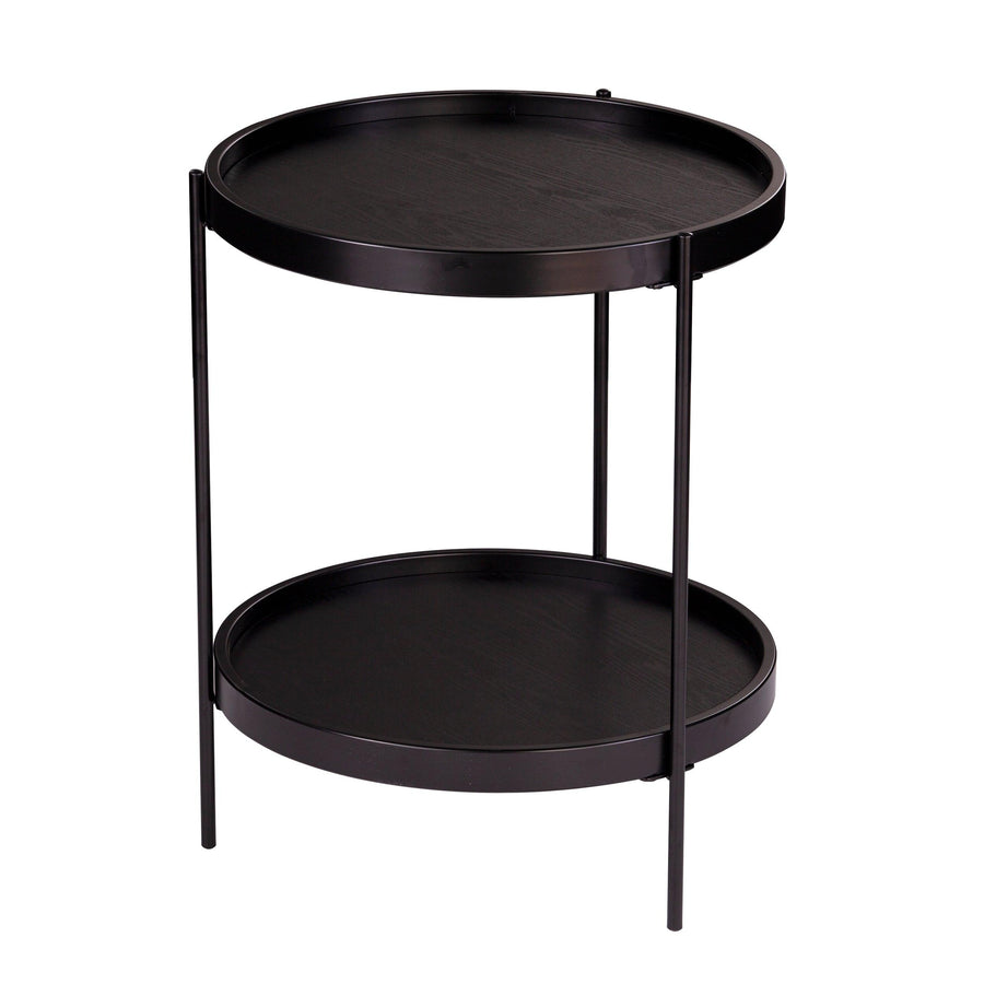 SwayLiving Verlington Round Farmhouse Style End Table ACCENT TABLES