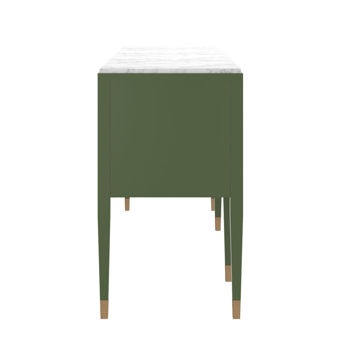 Eave Sideboard/stone top-Darkened Sage