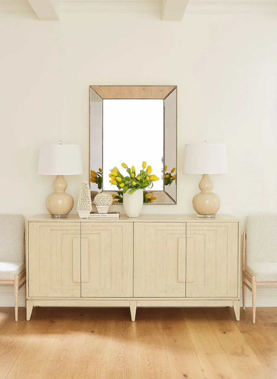 SwayLiving Cooper 4-Door Cabinet SIDEBOARDS + CREDENZAS