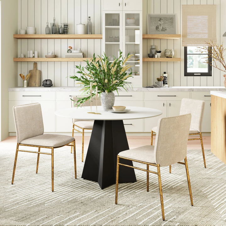 SwayLiving Izar Dining Table White DINING TABLES