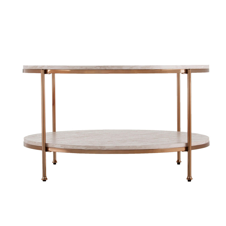 SwayLiving Silas Faux Stone Coffee Table COFFEE TABLES