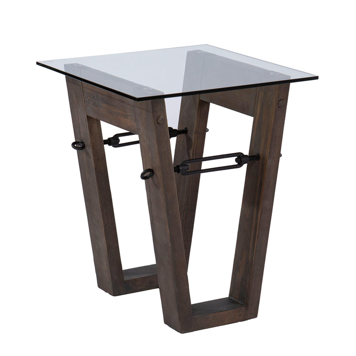 SwayLiving Garrinston Reclaimed Wood End Table ACCENT TABLES