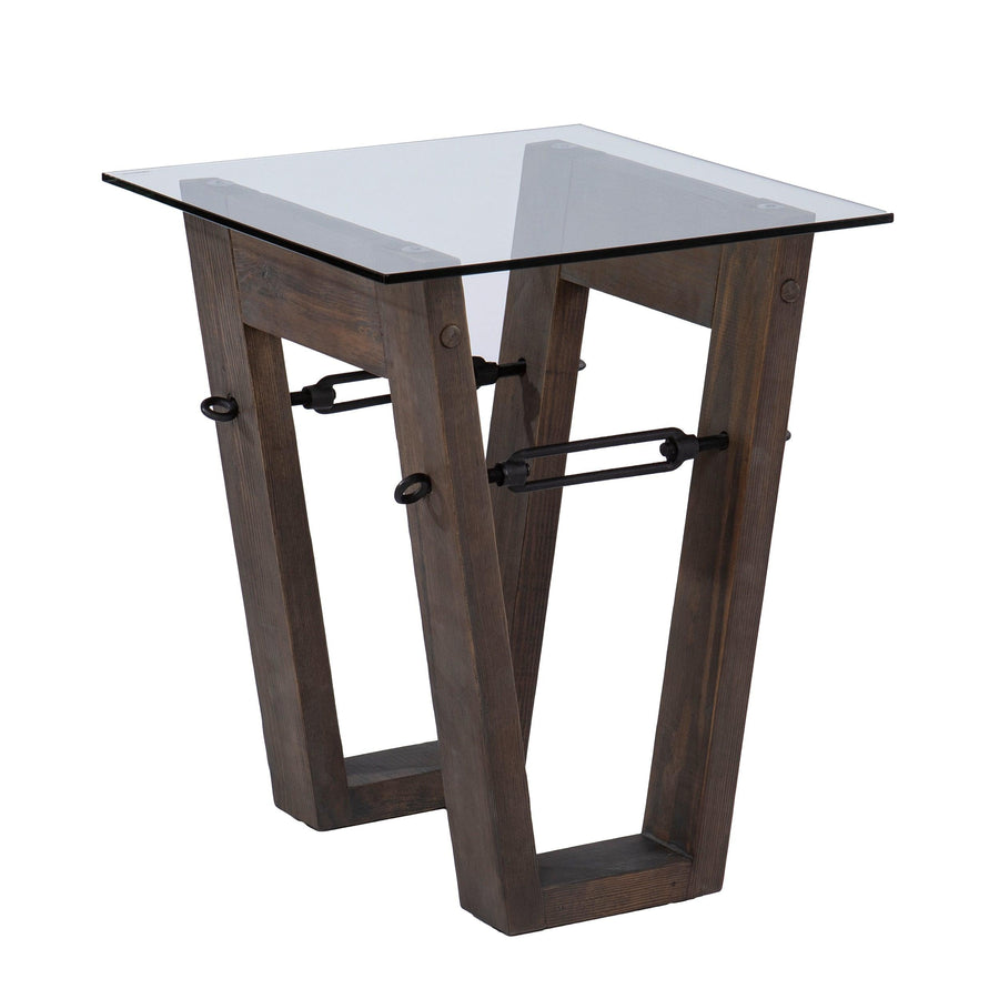 SwayLiving Garrinston Reclaimed Wood End Table ACCENT TABLES