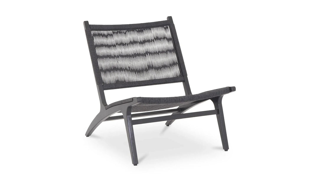 Palma Outdoor Lounge Chair Black - SwayLiving