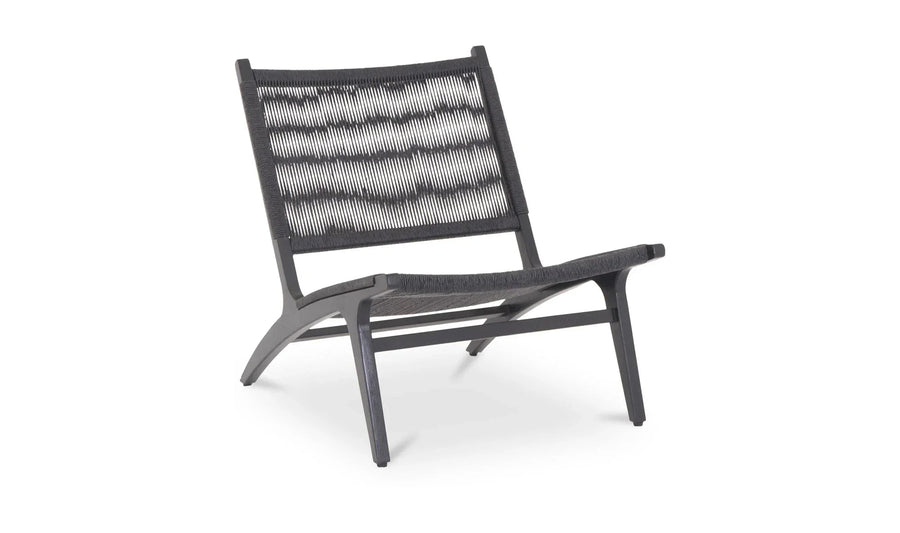 Palma Outdoor Lounge Chair Black - SwayLiving