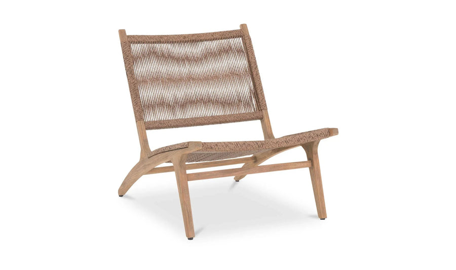 Palma Outdoor Lounge Chair Warm Brown - SwayLiving