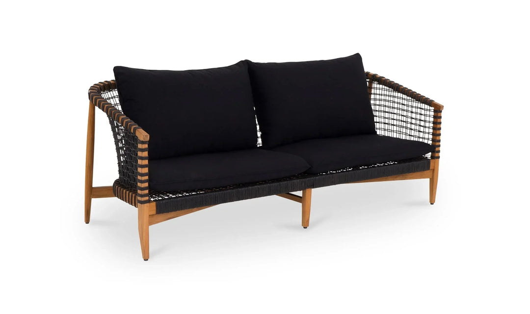 Kuna Outdoor Sofa Black - SwayLiving