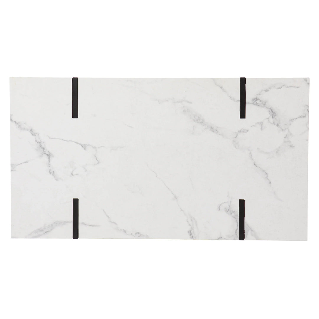 SwayLiving Rangley Modern Faux Marble Cocktail Table COFFEE TABLES