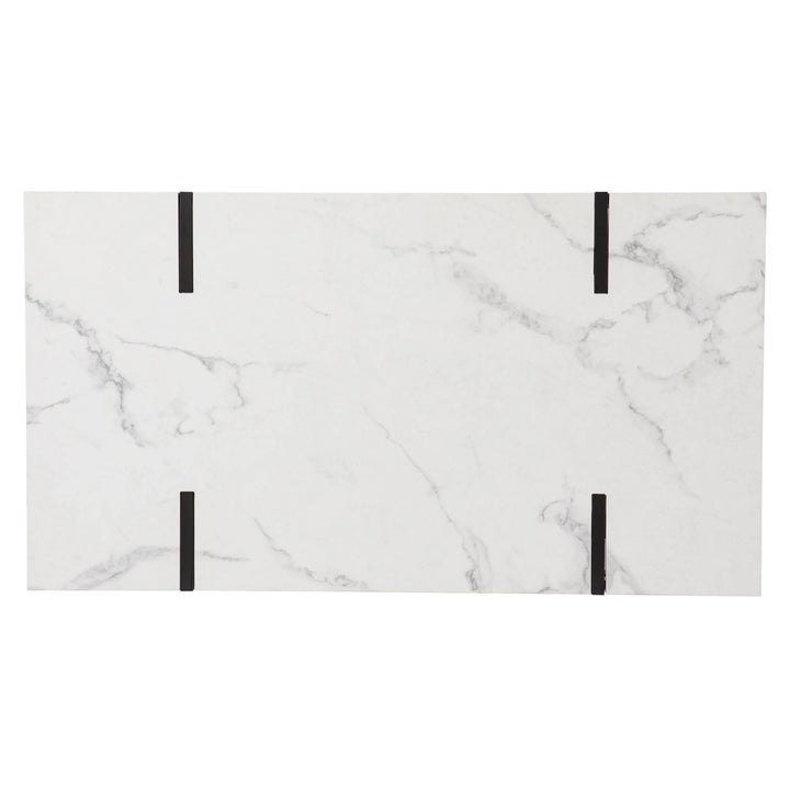 SwayLiving Rangley Modern Faux Marble Cocktail Table COFFEE TABLES