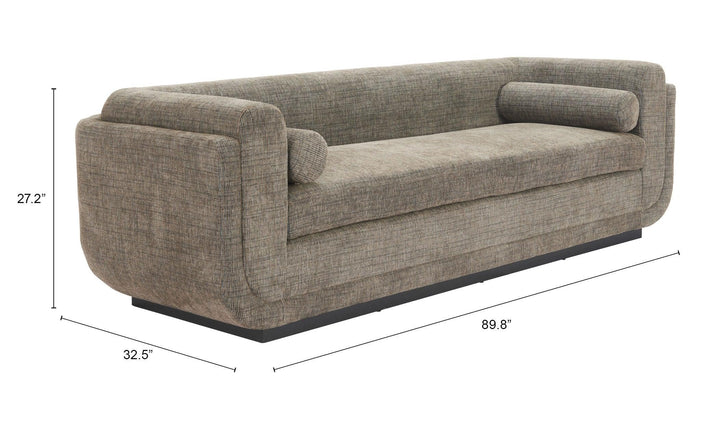 SwayLiving Sereneu Sofa Green Tweed SOFAS + SECTIONALS
