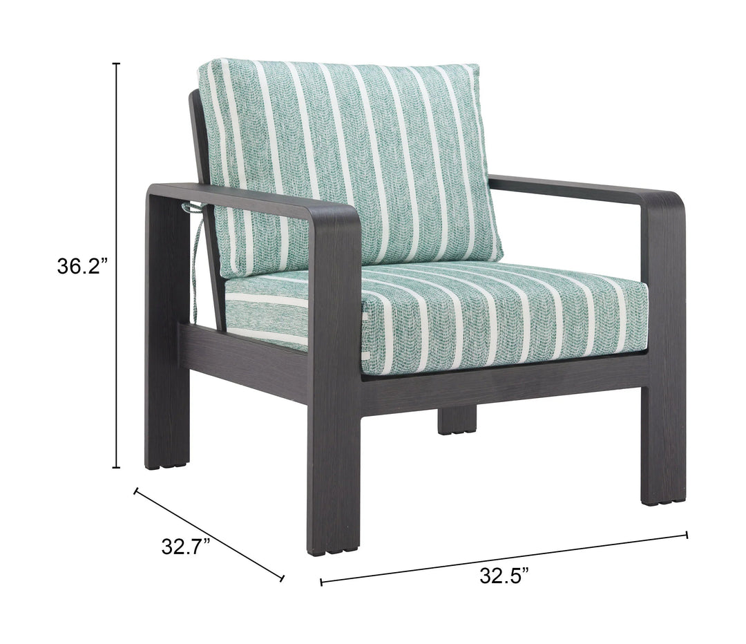 SwayLiving Rolig Armchair Green OUTDOOR CHAISE LOUNGES