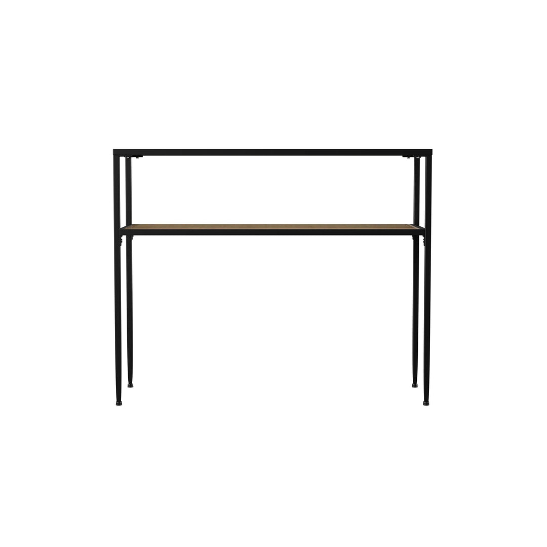 SwayLiving Bladeston Glass-Top Console Table CONSOLE TABLES