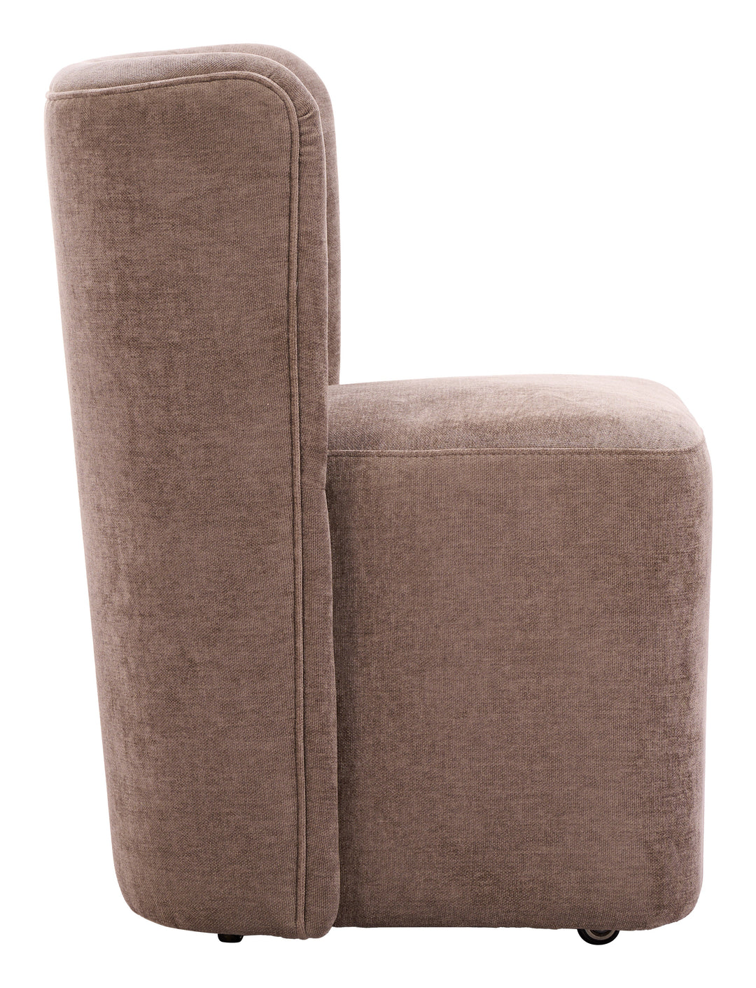 Bambun Dining Chair with Wheels Taupe