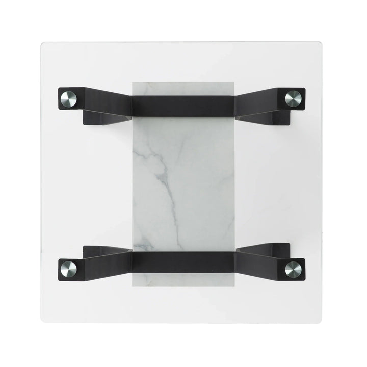 SwayLiving Darvette Glass-Top End Table ACCENT TABLES