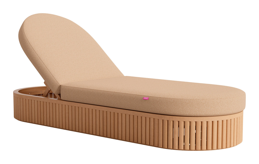 Sakina Chaise Lounge Brown