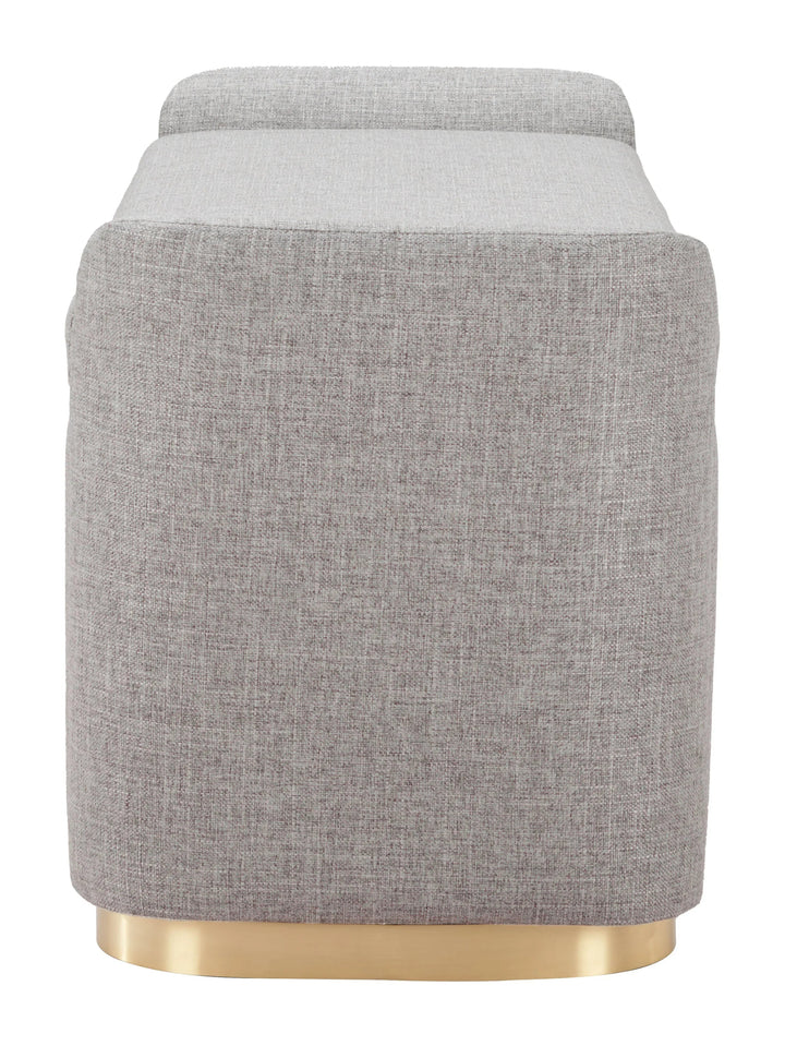SwayLiving Dobo Storage Bench Gray BENCHES
