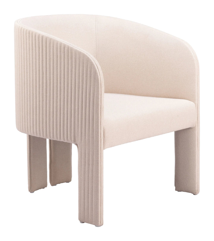 SwayLiving Hull Accent Chair Beige ACCENT + LOUNGE CHAIRS