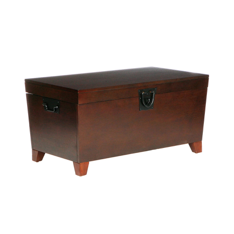 SwayLiving Pyramid Trunk Cocktail Table - Espresso COFFEE TABLES