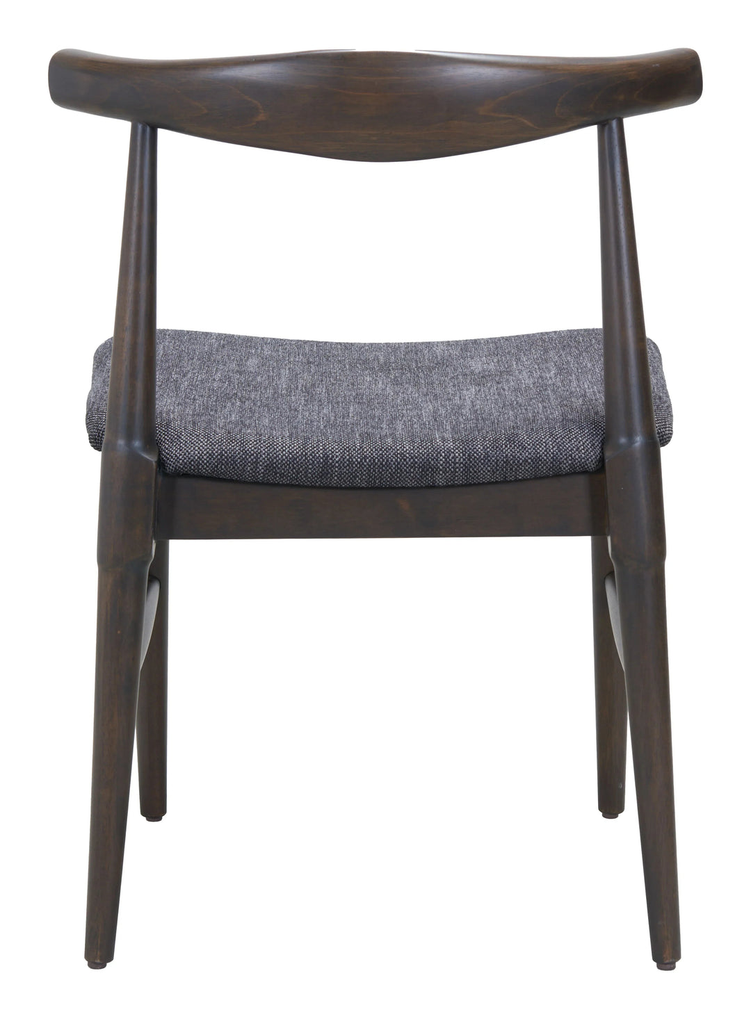 SwayLiving Tuzka Dining Chair (Set of 2) Gray & Espresso DINING CHAIRS